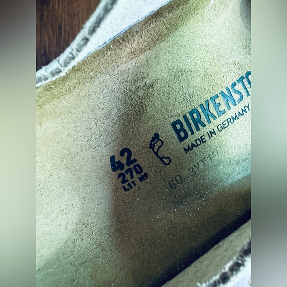 Birkenstock Men Arizona Pin Dot Slide Sandals in Beige Eu 42 US 9-9.5 - Picture 8 of 8